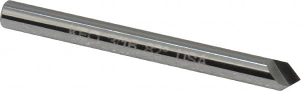 Keo - 3/16" Head Diam, 3/16" Shank Diam, 1 Flute 82° Solid Carbide Countersink - Benchmark Tooling