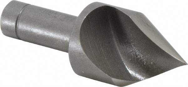 Keo - 1" Head Diam, 1/2" Shank Diam, 1 Flute 60° Cobalt Countersink - Benchmark Tooling