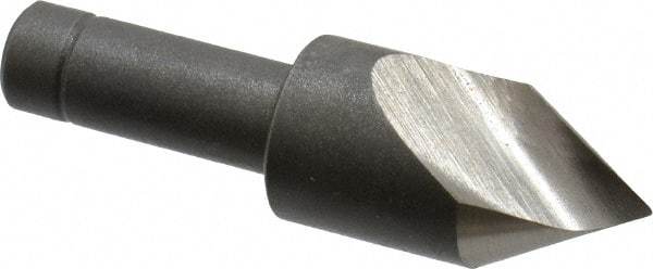 Keo - 5/8" Head Diam, 3/8" Shank Diam, 1 Flute 60° Cobalt Countersink - Bright Finish, 2-1/4" OAL, Single End - Benchmark Tooling