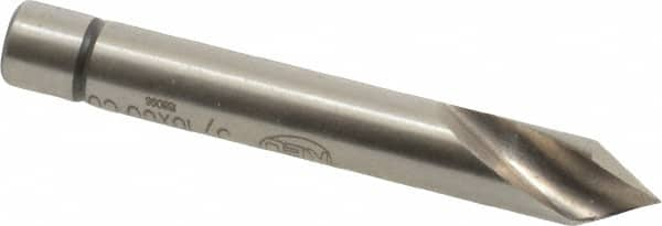 Keo - 3/16" Head Diam, 3/16" Shank Diam, 1 Flute 60° Cobalt Countersink - Benchmark Tooling