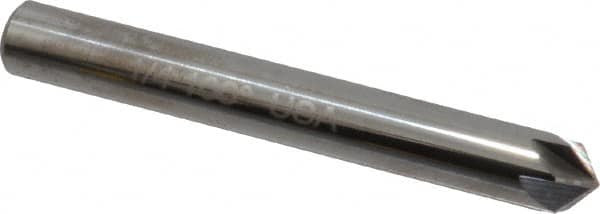 Keo - 1/4" Head Diam, 1/4" Shank Diam, 6 Flute 100° Solid Carbide Countersink - Benchmark Tooling