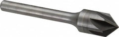 Keo - 1/2" Head Diam, 1/4" Shank Diam, 6 Flute 90° Solid Carbide Countersink - Benchmark Tooling