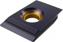 Kennametal - D2FIX150503 HP Grade KCP25 Carbide Turning Insert - TiCN/Al2O3 Finish, 56° Irregular, 5mm Thick, 0.012" Corner Radius - Benchmark Tooling