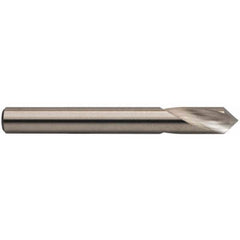 120° 14mm Diam 115mm OAL Cobalt Spotting Drill Bright/Uncoated, 35mm Flute Length, 14mm Shank Diam