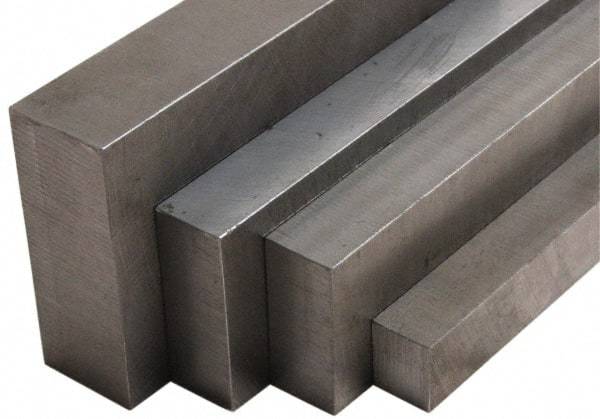 Value Collection - 1/2 Inch Thick x 3 Inch Wide x 36 Inch Long, 420 ESR Stainless Steel Rectangular Rod - Tolerance:  +0.015/+0.055 Inch Thickness, +0.060/+0.187 Inch Wide, +0.125/+0.375 Inch Length - Benchmark Tooling