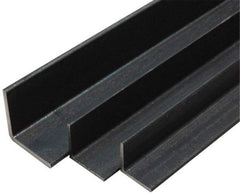 Made in USA - Low Carbon Steel, 1/8 Inch Thick Wall, Angle Iron - 2 Inch Wide x 2 Inch High x 80 Inch Long - Benchmark Tooling