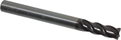 OSG - 1/4", 4 Flute, Single End, Solid Carbide, 0.015" Corner Radius End Mill - 2-1/2" OAL, Right Hand Flute, 3/4" LOC, Right Hand Cut - Benchmark Tooling