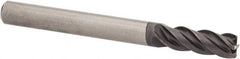 OSG - 1/4", 4 Flute, Single End, Solid Carbide, 0.03" Corner Radius End Mill - 2-1/2" OAL, Right Hand Flute, 3/4" LOC, Right Hand Cut - Benchmark Tooling