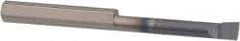 Accupro - 0.23" Min Bore Diam, 1-1/4" Max Bore Depth, 5/16 Shank Diam, Boring Bar - Right Hand Cut, Solid Carbide, AlTiN Finish - Exact Industrial Supply