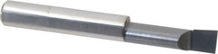 Accupro - 0.29" Min Bore Diam, 1" Max Bore Depth, 5/16 Shank Diam, Boring Bar - Right Hand Cut, Solid Carbide, TiAlN Finish - Exact Industrial Supply