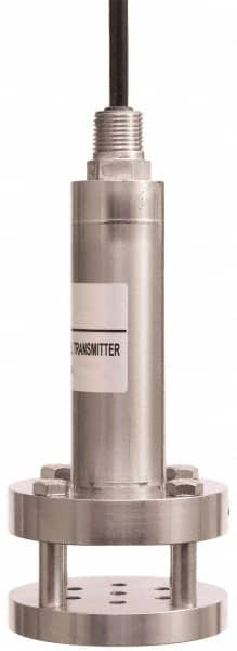 Flowline - 46.2' Water Column Transmission Range Wastewater Pressure Level Transmitter - 20 Max psi, ±0.25% of Full Scale Accuracy, 13 to 30 VDC - Benchmark Tooling