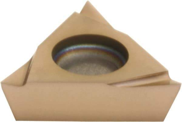 Sumitomo - TPGT630.5 FY Grade ACZ310 Carbide Turning Insert - TiN/AlN Finish, 60° Triangle, 3/16" Inscr Circle, 3/32" Thick, 0.0078" Corner Radius - Benchmark Tooling