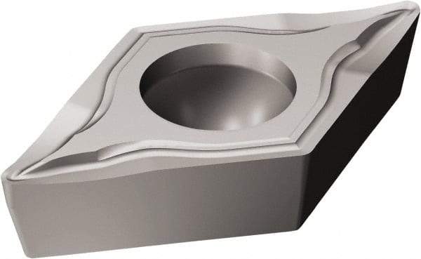 Sandvik Coromant - DCGT32.51 UM Grade 5015 Carbide Turning Insert - Uncoated, 55° Diamond, 3/8" Inscr Circle, 5/32" Thick, 1/64" Corner Radius - Benchmark Tooling