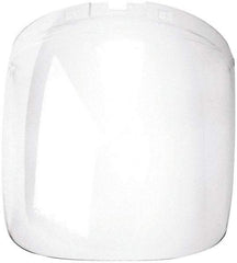 Sellstrom - Anti-Fog Clear Polycarbonate Face Shield - 9" High x 12-1/8" Wide x 0.06mm Thick, Compatible with Sellstrom DP4 Faceshields - Benchmark Tooling