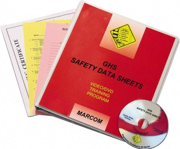 Marcom - GHS Safety Data Sheets, Multimedia Training Kit - 16 Minute Run Time DVD, 1 Course, English - Benchmark Tooling