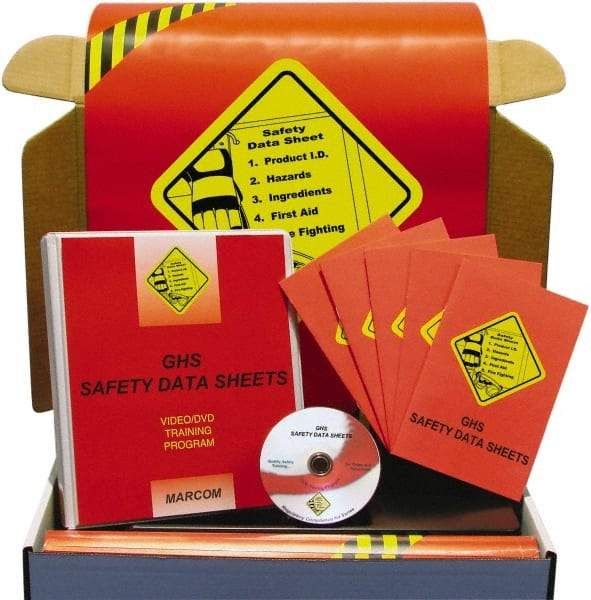 Marcom - GHS Safety Data Sheets, Multimedia Training Kit - 16 Minute Run Time DVD, 1 Course, English - Benchmark Tooling