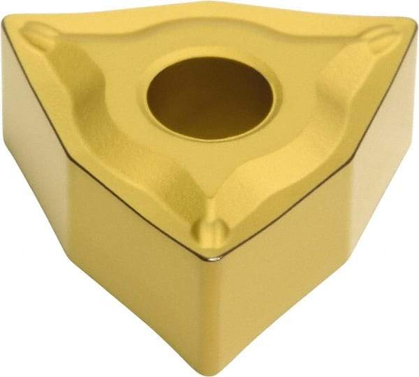 Sumitomo - WNMG431 ESU Grade AC810P Carbide Turning Insert - Al2O3 Finish, 80° Trigon, 1/2" Inscr Circle, 3/16" Thick, 1/64" Corner Radius - Benchmark Tooling