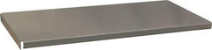 Durham - Gray, Steel, Cabinet Shelf - 45-15/16" Wide x 15-27/32" Deep x 3" High Body - Benchmark Tooling