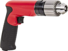 Sioux Tools - 1/2" Keyed Chuck - Pistol Grip Handle, 2,600 RPM, 14.16 LPS, 30 CFM, 1 hp - Benchmark Tooling