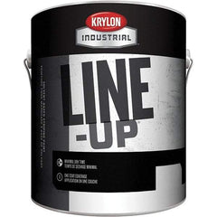 Krylon - Yellow Striping Paint - 350' Coverage at 4" Wide, Solvent-Based Formula - Benchmark Tooling