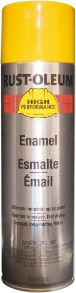 Rust-Oleum - Yellow (John Deere), Gloss, Farm & Equipment Spray Paint - 14 Sq Ft per Can, 15 oz Container, Use on Metal - Benchmark Tooling