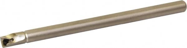 Kyocera - 0.312" Min Bore Diam, 4" OAL, 1/4" Shank Diam, A/S-STLB(P)-AE Indexable Boring Bar - 0.472" Max Bore Depth, TBGT 121.., TBGW 121.., TBMT 121.. Insert, Screw Holding Method - Benchmark Tooling