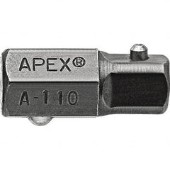 Apex - Socket Adapters & Universal Joints Type: Adapter Male Size: 1/4 - Benchmark Tooling