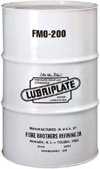 Lubriplate - 55 Gal Drum, Mineral Multipurpose Oil - SAE 10, ISO 46, 41 cSt at 40°C, 6 cSt at 100°C, Food Grade - Benchmark Tooling