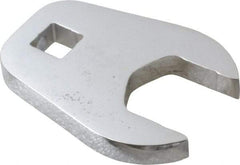 Proto - 28mm 1/2" Drive Full Polish Chrome Open End Crowfoot Wrench - 3" OAL - Benchmark Tooling