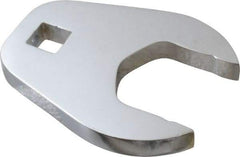 Proto - 35mm 1/2" Drive Full Polish Chrome Open End Crowfoot Wrench - 3.4" OAL - Benchmark Tooling