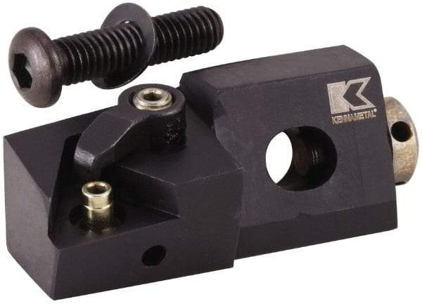 Kennametal - Series Kenloc, Right Hand, MTGN Toolholder Compatibility, TN.. Insert Compatibility, Indexable Turning Cartridge - Pin & Clamp Holding Method, 55mm OAL x 14mm OAW x 19.25mm OAH - Benchmark Tooling