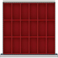 LISTA - 18-Compartment Drawer Divider Layout for 3.15" High Drawers - Benchmark Tooling