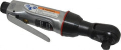 Ingersoll-Rand - 3/8" Drive, 250 RPM, 25 Ft/Lb Torque Ratchet Wrench - Inline Handle, 3 CFM, 1/4" NPTF Inlet - Benchmark Tooling