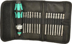 Wera - 17 Piece, Screwdriver Bit and Socket Set - #1, #2 & #3 Phillips - Benchmark Tooling