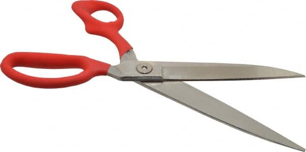 Wiss - 6" LOC, 12-1/2" OAL Inlaid Heavy Duty Shears - Left Hand, Offset Handle, For Composite Materials, Fabrics, Upholstery - Benchmark Tooling