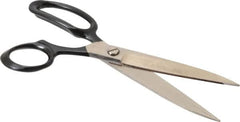 Wiss - 5" LOC, 10-3/8" OAL Inlaid Industrial Straight Shears - Straight Handle, For Carpet, Drapery, Upholstery - Benchmark Tooling