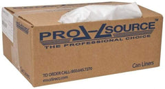 PRO-SOURCE - 1.5 mil Thick, Heavy-Duty Trash Bags - 38" Wide x 58" High, Clear - Benchmark Tooling