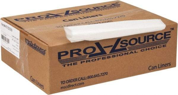 PRO-SOURCE - 1.5 mil Thick, Heavy-Duty Trash Bags - 40" Wide x 46" High, Clear - Benchmark Tooling