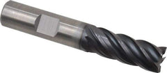 Kennametal - 1/2", 5 Flute, Solid Carbide, 0.015" Corner Radius End Mill - 3" OAL, 1-1/4" LOC - Benchmark Tooling