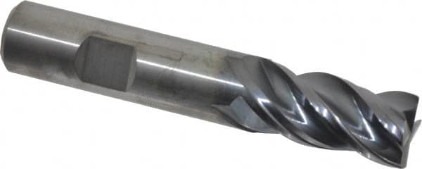 Kennametal - 5/8", 4 Flute, Solid Carbide, 0.03" Corner Radius End Mill - 3-1/2" OAL, 1-1/4" LOC - Benchmark Tooling