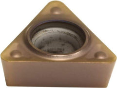 Sumitomo - TPMT221 ENF Grade AC510U Carbide Turning Insert - TiAlN/AlCrN Finish, 60° Triangle, 1/4" Inscr Circle, 1/8" Thick, 1/64" Corner Radius - Benchmark Tooling