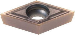 Sumitomo - DCGT21.50 EFM Grade AC530U Carbide Turning Insert - TiAlN/AlCrN Finish, 55° Diamond, 1/4" Inscr Circle, 3/32" Thick, 0.0039" Corner Radius - Benchmark Tooling