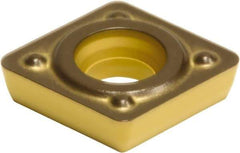 Sumitomo - CPMT21.51 ENS Grade AC630M Carbide Turning Insert - Al2O3 Finish, 80° Diamond, 1/4" Inscr Circle, 3/32" Thick, 1/64" Corner Radius - Benchmark Tooling