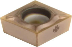Sumitomo - CCMT32.51 ESU Grade AC510U Carbide Turning Insert - TiAlN/AlCrN Finish, 80° Diamond, 3/8" Inscr Circle, 5/32" Thick, 1/64" Corner Radius - Benchmark Tooling