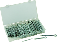 144 Pc. Large Cotter Pin Assortment - 1/8" x 2" - 5/16" x 2 1/2" - Benchmark Tooling