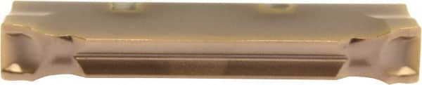 Sumitomo - 6250GCMN GL Grade AC830P, 1/4" Cutting Width Carbide Grooving Insert - 1" Max Depth of Cut, Neutral, 0.2mm Corner Radius - Benchmark Tooling