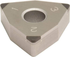 Sumitomo - 3NU-WNGA432 Grade BN350 PCBN Turning Insert - Uncoated, 80° Trigon, 1/2" Inscr Circle, 3/16" Thick, 1/32" Corner Radius - Benchmark Tooling