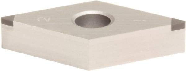 Sumitomo - 2NU-DNGA432 Grade BN700 PCBN Turning Insert - Uncoated, 55° Diamond, 1/2" Inscr Circle, 3/16" Thick, 1/32" Corner Radius - Benchmark Tooling