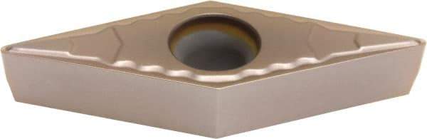 Sumitomo - VBMT332 ELU Grade T3000Z Cermet Turning Insert - TiN/AlN Finish, 35° Diamond, 3/8" Inscr Circle, 3/16" Thick, 1/32" Corner Radius - Benchmark Tooling