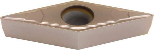 Sumitomo - VBMT221 ELU Grade T3000Z Cermet Turning Insert - TiN/AlN Finish, 35° Diamond, 1/4" Inscr Circle, 1/8" Thick, 1/64" Corner Radius - Benchmark Tooling